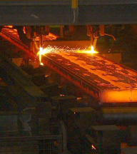 hot steel slab